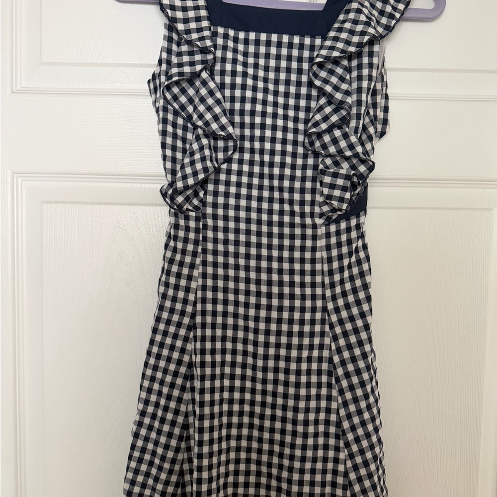 BCBGirls Black and White Checkered Casual Dress